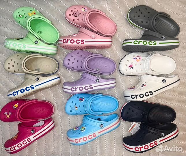 Кроксы Crocs сабо bayaband разные цвета 38/39