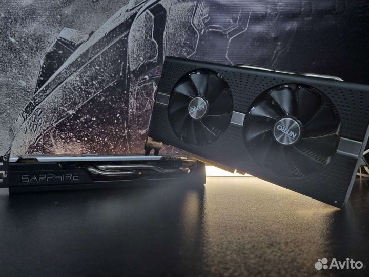 Видеокарты RX580 8GB Sapphire nitro+