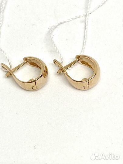 Золотые серьги