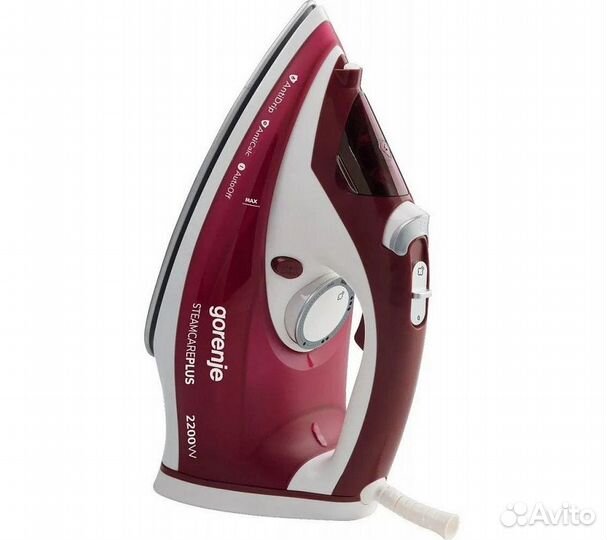 Утюг Gorenje SIH2200RBC 2200Вт красный/белый