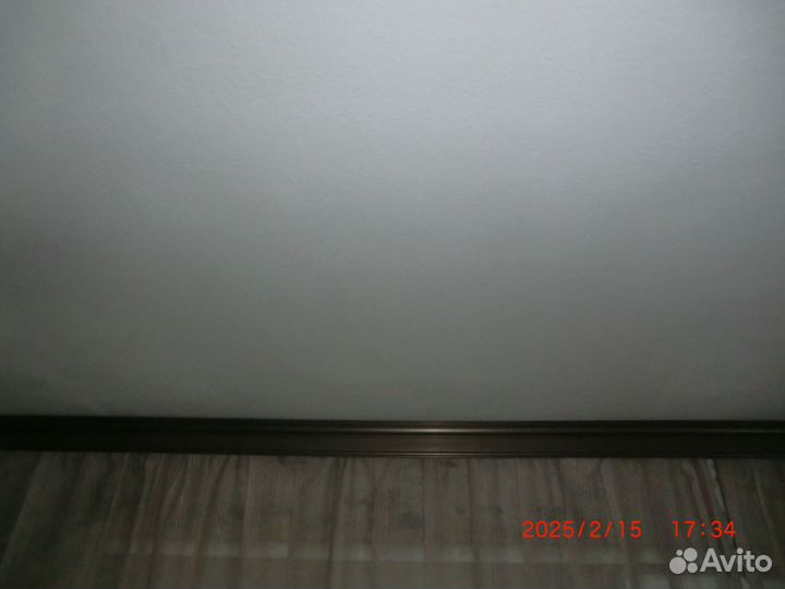 Гардина-карниз для штор алюминиевая двухрядная