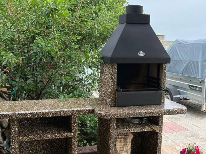 Печи барбекю, печи под казан