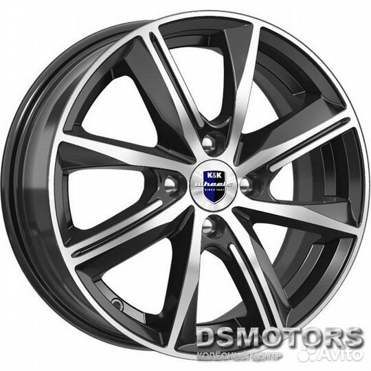 Диски Арнар 7.0/17 5x114.3 ET45 d66.1 алмаз чёрный