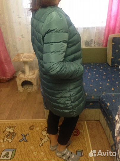 Пальто пуховое