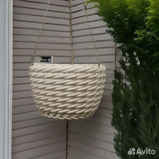 Кашпо для цветов подвесное, 5 литров