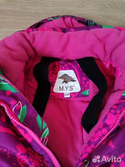 Зимний комбинезон на девочку 80