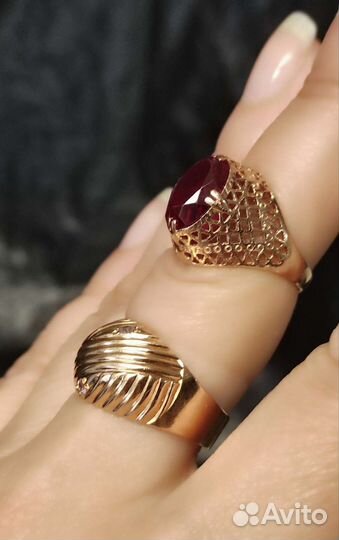 Золотые кольца 583пробы СССР