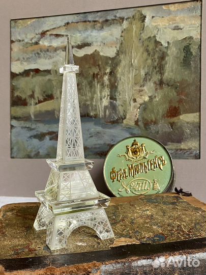 Эйфелева башня статуэтка стекло франция