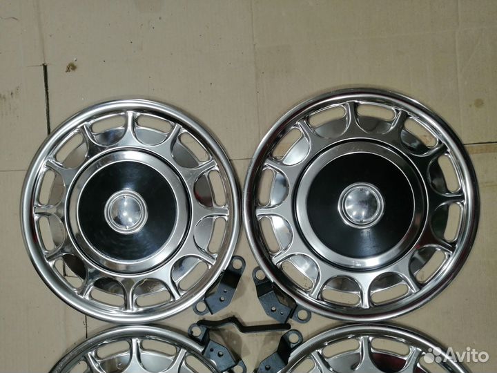 Новые колпаки газ Волга R15 хром