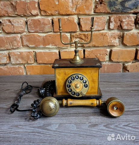 Старый телефон, 19-начало 20вв объявление продам