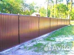 Заборы из профнастила
