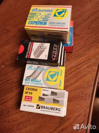 Скобы для степлера