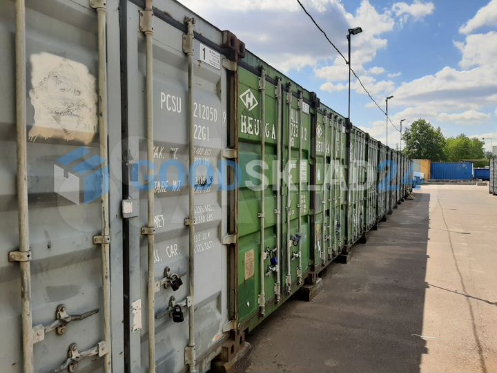 20-и футовый морской контейнер, Склад, 15 м²