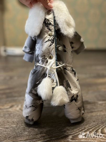 Зимний комбинезон для маленькой собачки