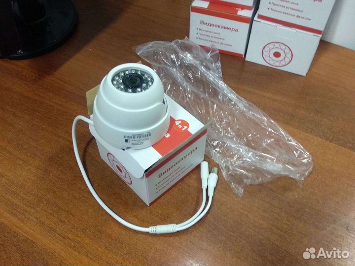 Камера видеонаблюдения купольная новая