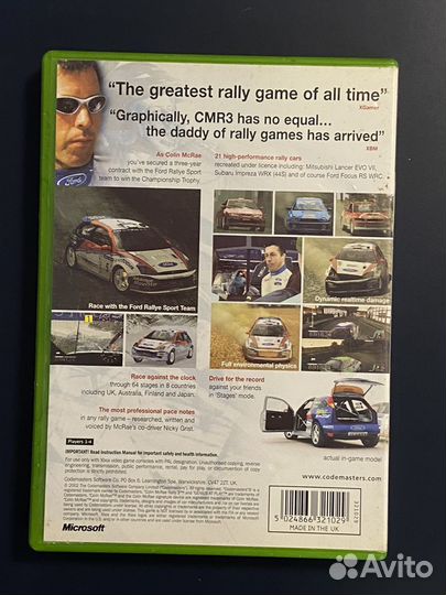 Colin mcrae rally 3 xbox original