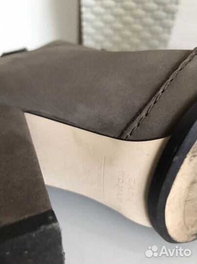 Ботильоны zara 37 38