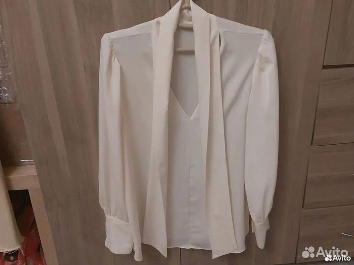 Блузка mango /манго айвори размер 46 (М)