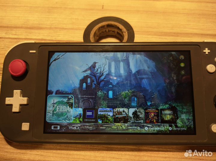 Nintendo switch lite прошитый чип hwfly 128gb