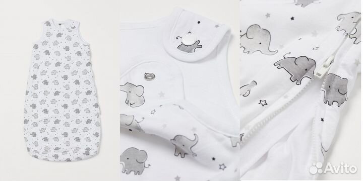 Спальник hm детский новый, хлопочек 92 рост