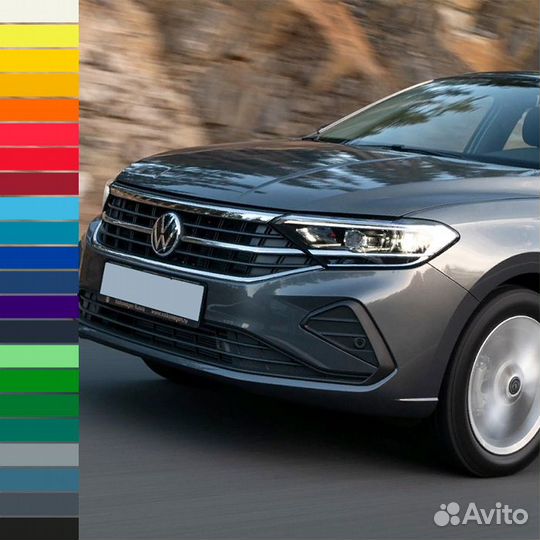 Бампер передний в цвет Volkswagen Polo 6 (2020)