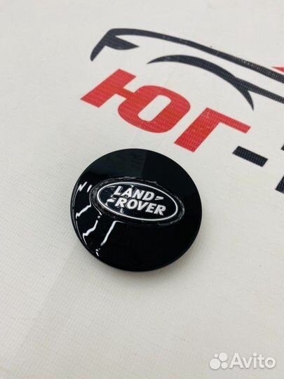 Колпачки в ступицу Range Rover 4 шт черные Land