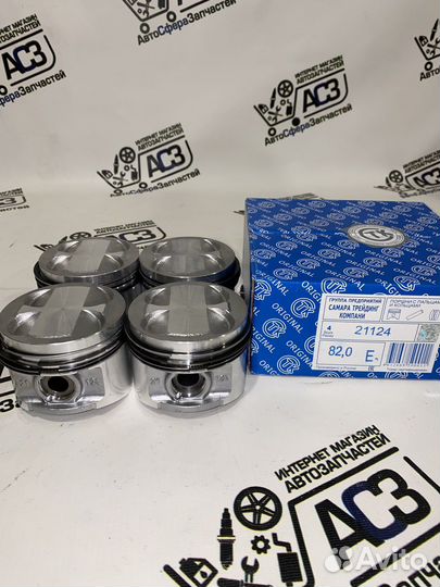Поршневая группа в сборе стк 21124 двигатель