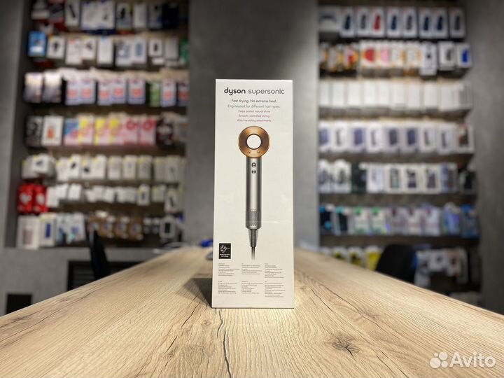 Фен для волос Dyson Supersonic HD08, Никель/Медь