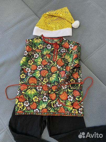 Костюм петрушки новый год 110