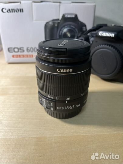 Зеркальный фотоаппарат canon eos 600d kit 18 55 ii