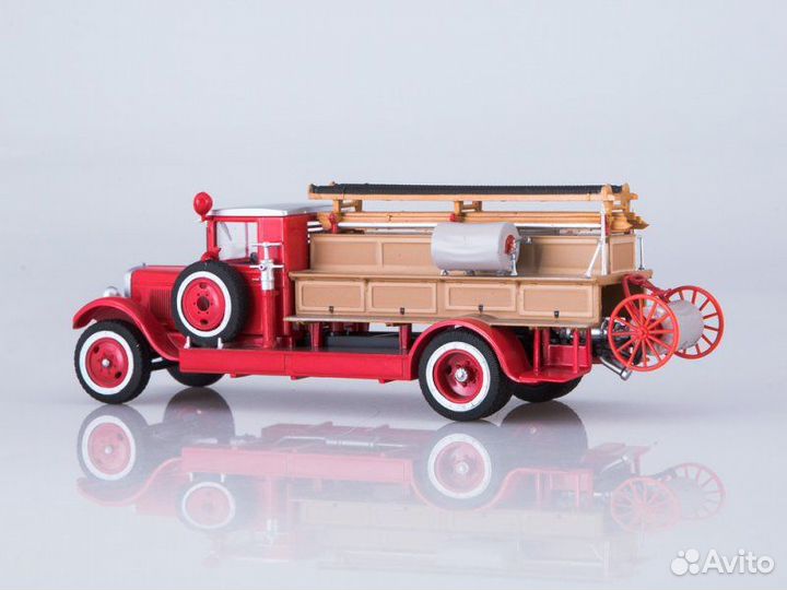 Зис 5 Пожарный пмз СССР Наши грузовики 1:43