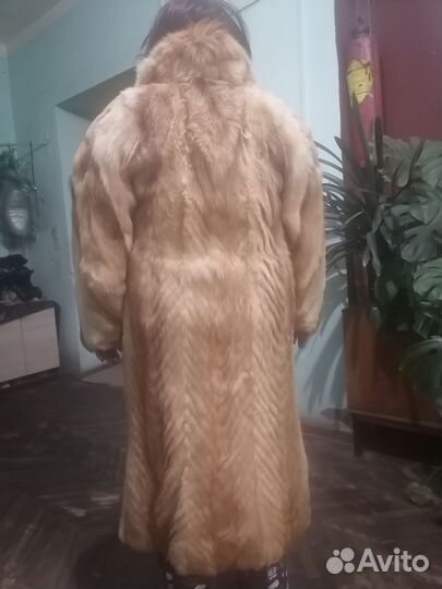 Винтажная шуба лиса 52 - 54