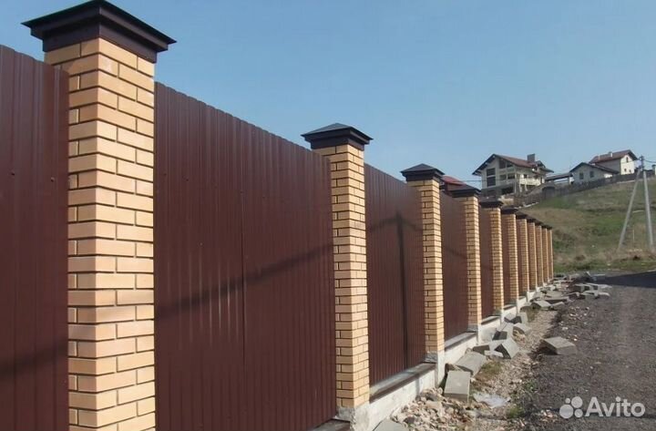 Забор металлический цена за метр качественно