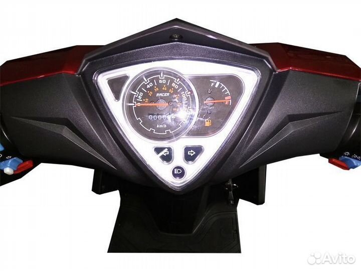 Мопед racer rc50qt-6F flame (RED)