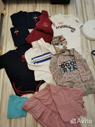 Спортивный костюм и вещи пакетом для девочки 140+