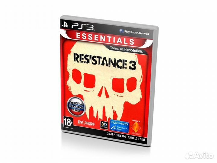 Resistance 3 Essentials витринный образец (PS3)
