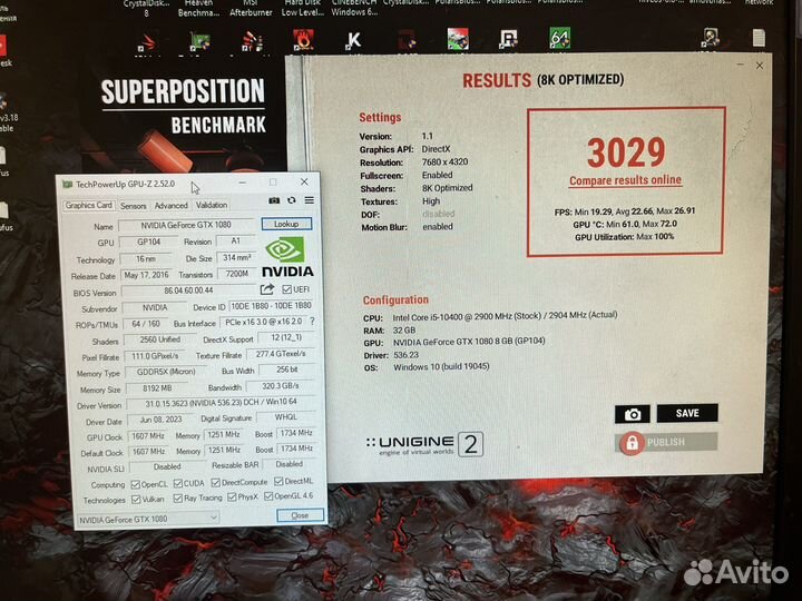 Palit GTX 1080 8Gb JetStream и GameRock