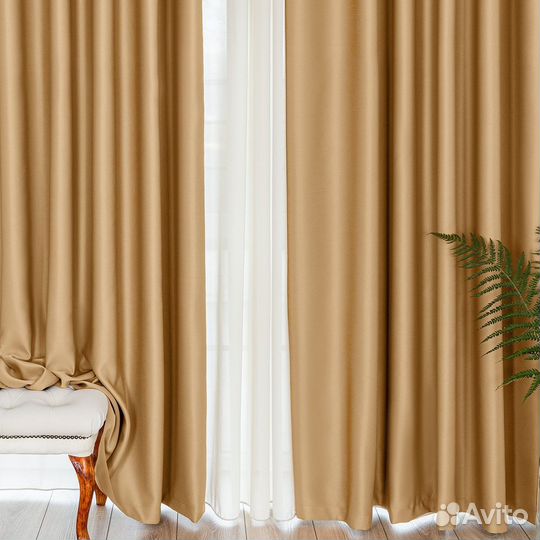 Портьеры блэкаут Марсель Карри шторы