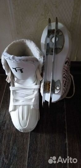 Коньки двухполозные б/у