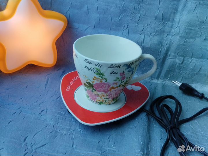 Электроподогреватель для кружки Сердце