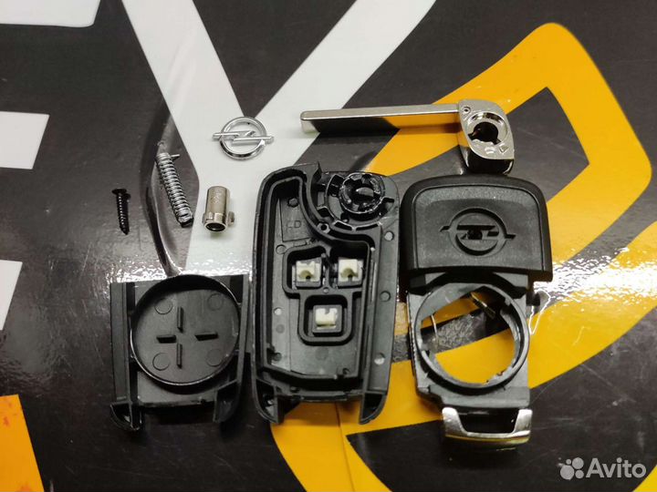 Корпус выкидного ключа Opel на 3 кнопки