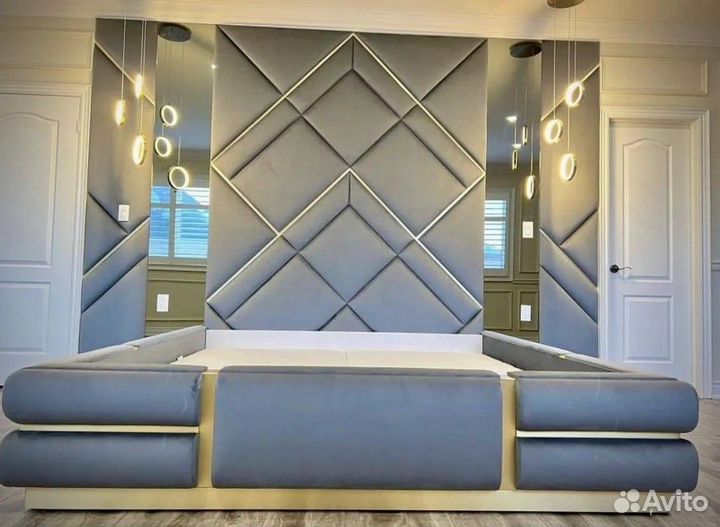 Стеновая панель кровать