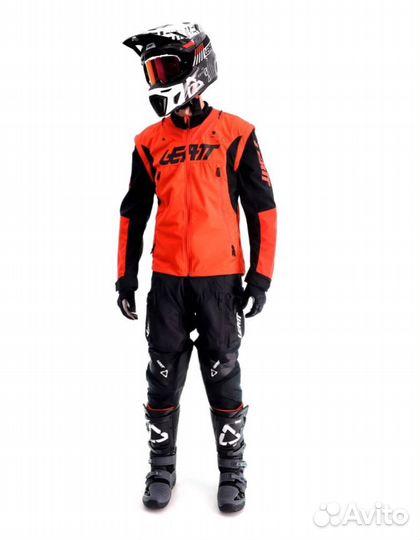 Мотоштаны Leatt Moto 4.5 HydraDri Pant V23 Красный