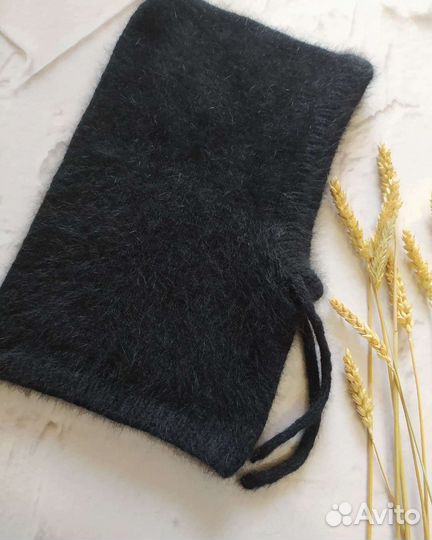 Капор - капюшон из пуха норки, ручная работа