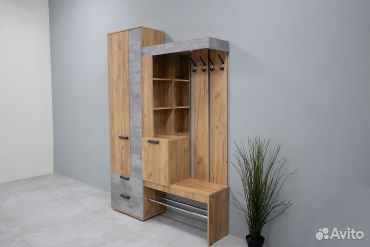 Прихожая с зеркалом Трамп 1,5м