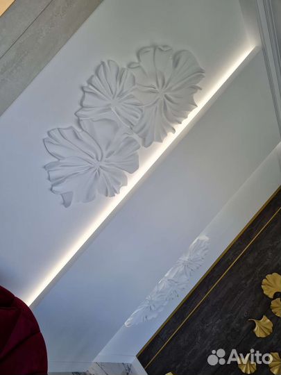 Роскошный декор стен, индивидуальность интерьера