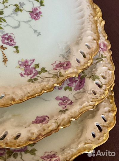 Антикварные тарелки. Цена за одну. Limoges