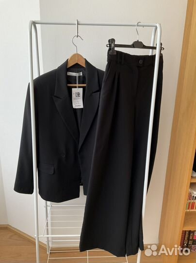 Двуботный пиджак оверсайз befree и к нему брюки