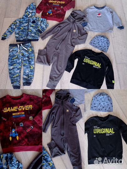 Одежда для мальчика 3-4 лет пакетом