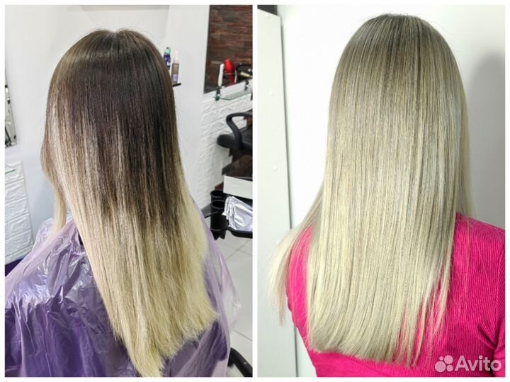 Окрашивание волос в модных техниках